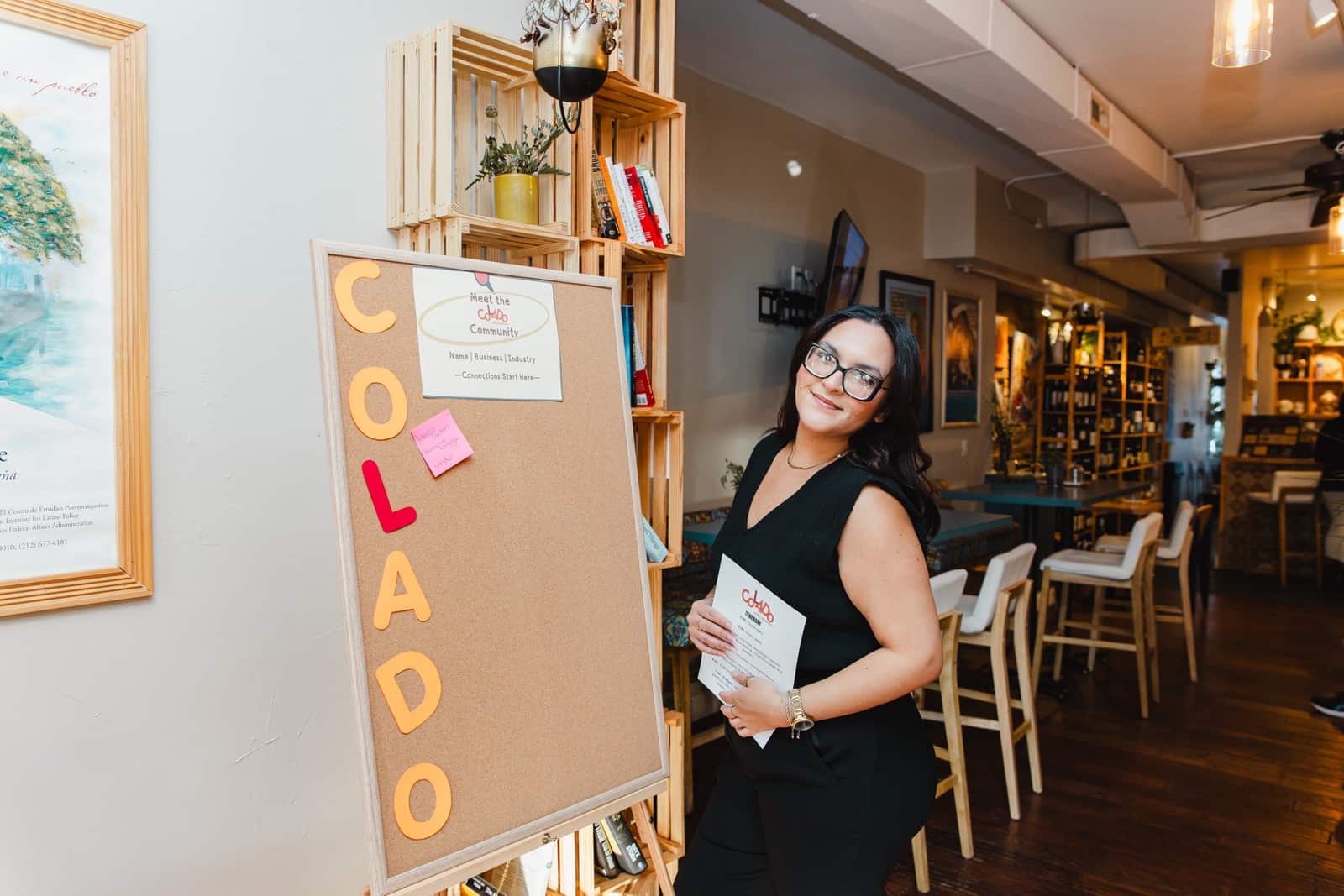 Guests introducing themselves at the first Colado Latino Network event in Baltimore